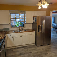 tile floor and custom quartz fabrication