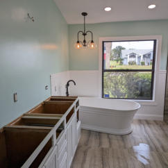 natural stone bathroom
